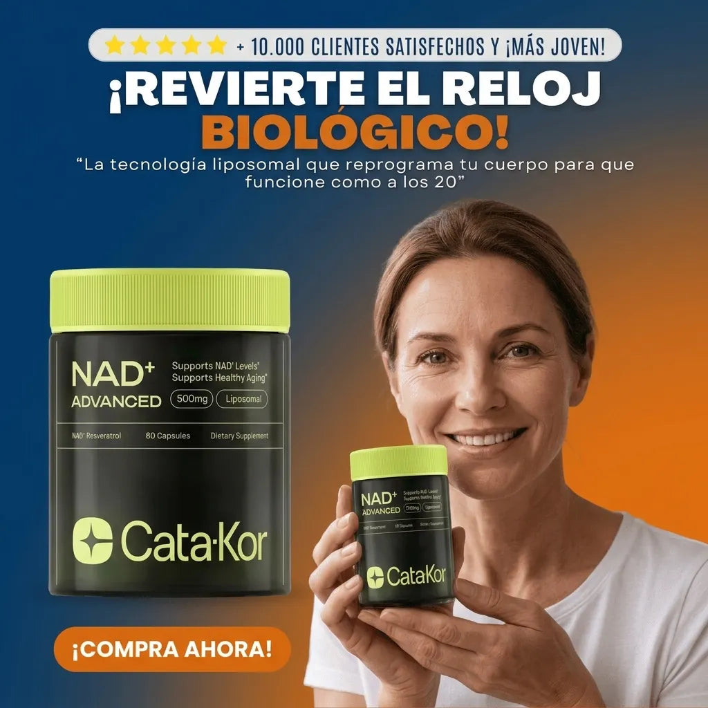 Cata-Kor NAD+ | Apoyo para un Envejecimiento Saludable