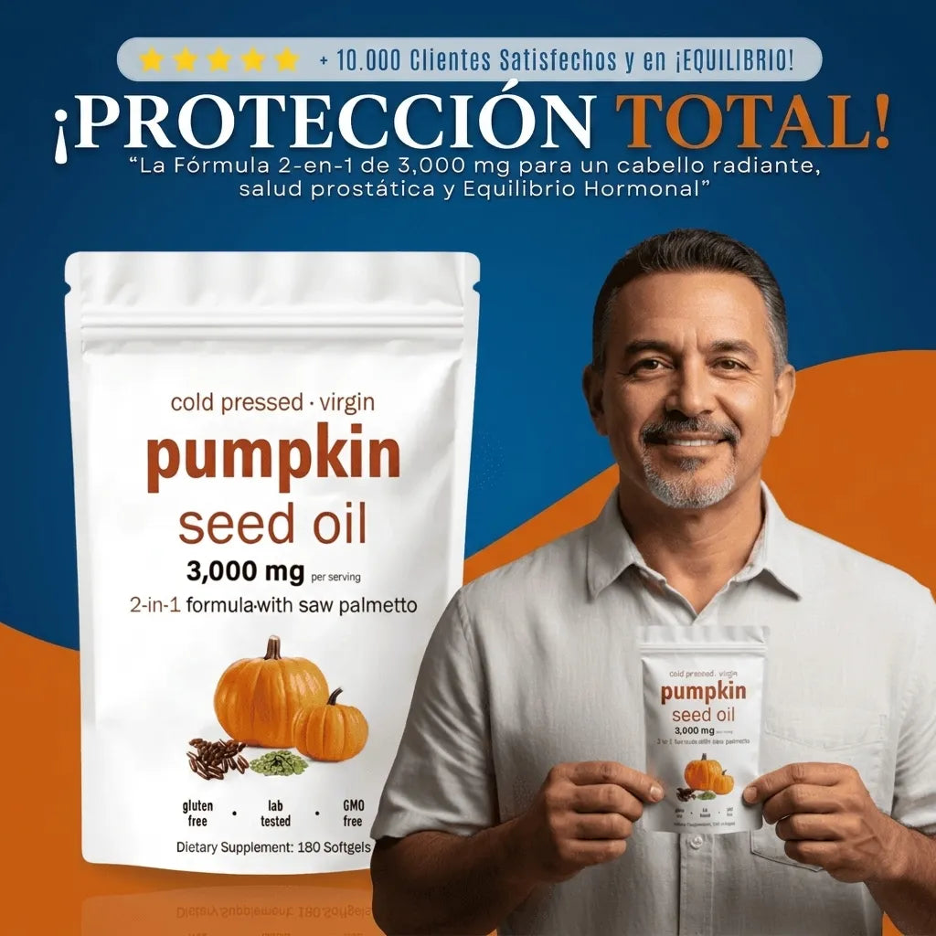 Aceite de Semilla de Calabaza + Saw Palmetto