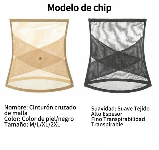 🔥¡Oferta 2x1!🔥 Faja Moldeadora de Malla Cruzada