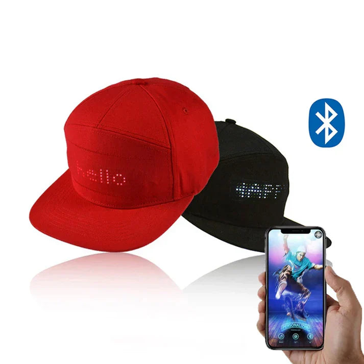 Gorra con Pantalla LED Personalizable GlowCap