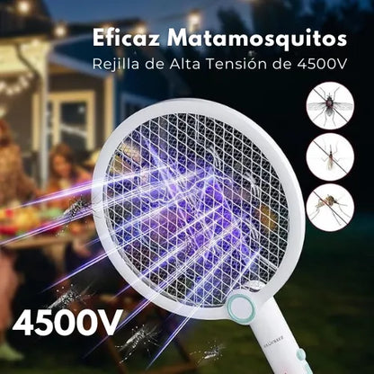 Raqueta UV Matamosquitos Plegable