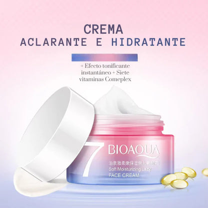 Crema V7 Bioaqua: Iluminación y Cuidado Anti-Edad en un Solo Paso