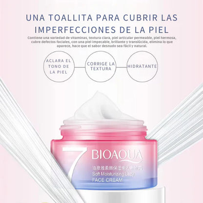 Crema V7 Bioaqua: Iluminación y Cuidado Anti-Edad en un Solo Paso