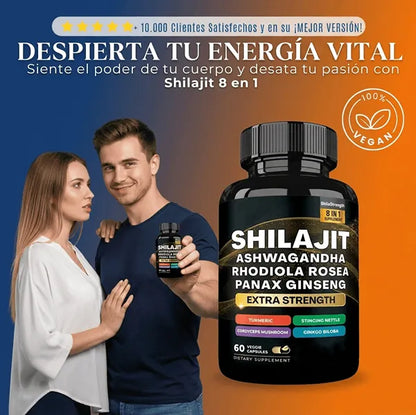 Shilajit 8 en 1 | ¡La dosis para todas tus necesidades!