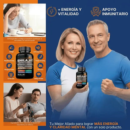 Shilajit 8 en 1 | ¡La dosis para todas tus necesidades!