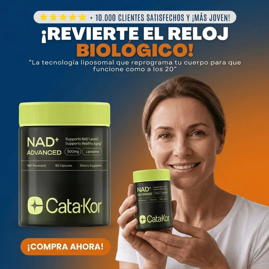 Cata-Kor NAD+ | Apoyo para un Envejecimiento Saludable
