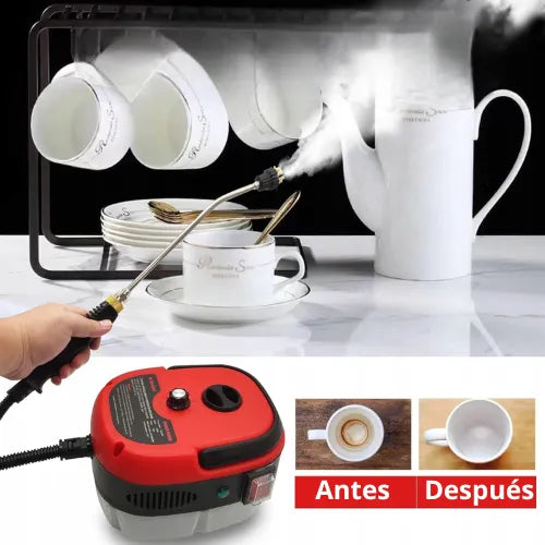 Limpiador a vapor de 2500W | ¡Ayuda para la limpieza de toda la casa!