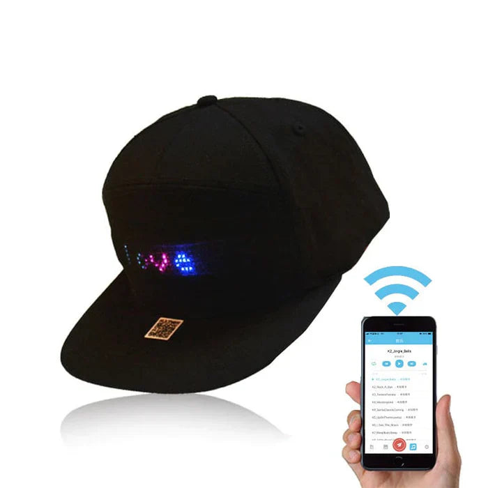 Gorra con Pantalla LED Personalizable GlowCap