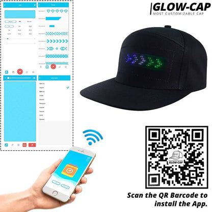 Gorra con Pantalla LED Personalizable GlowCap