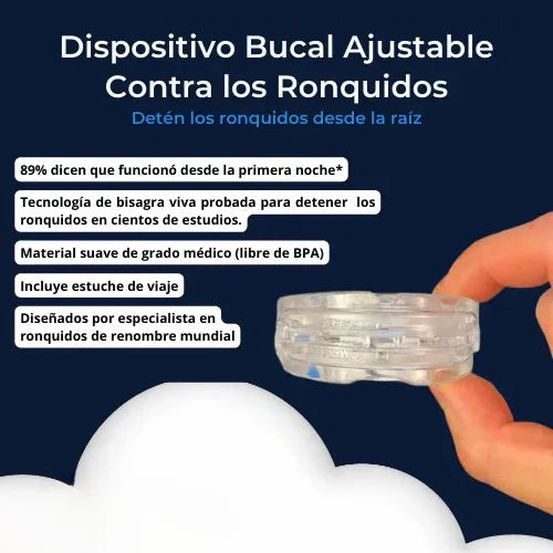 Dispositivo Anti-Ronquidos para un Descanso Perfecto